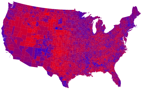 Election result maps