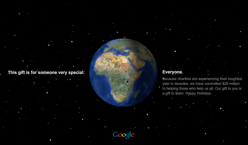 Happy holidays from Google