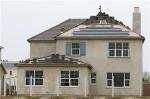 A home under construction in Temecula, California, July 19, 2008. 