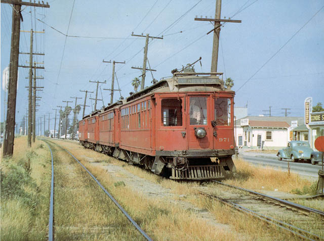 School train at Mar Vista