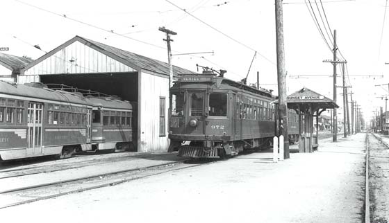 Train in the Trolleyway