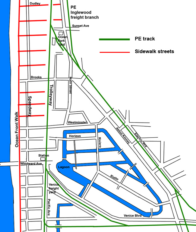 Map of Venice in the early years