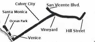 Venice Short Line Map