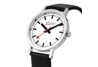 Mondaine Swiss Railway Watch - leather strap 