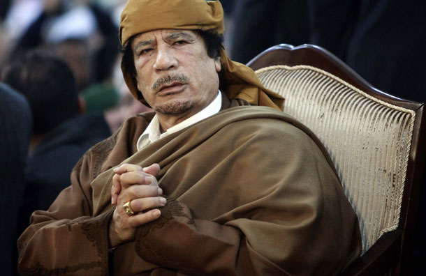 Colonel Gaddafi (Pic: Reuters)