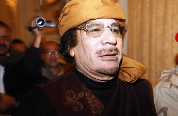 Colonel Gaddafi (Pic: Reuters)