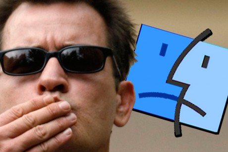 Charlie Sheen: Dangerous to your computer's health.