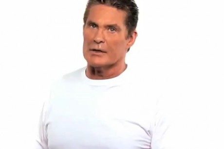 David Hasselhoff for the NOH8 Campaign, protesting the ban on gay marriage