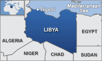 Map: Libya